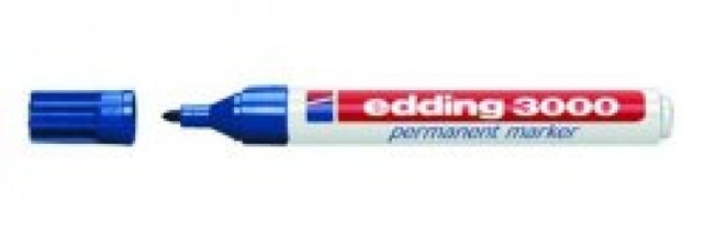 Permanent markers, Edding 3000 , Colour Red