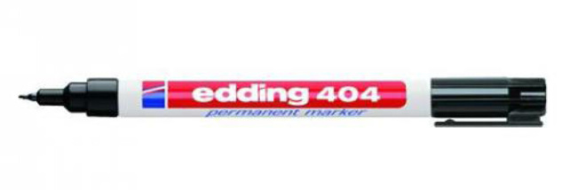 Permanent markers, Edding 404, Colour Red