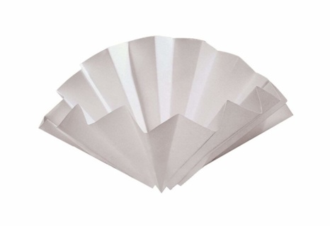 Folded filter, Whatman, qualitative, Grade 1573 ½, Ø125 mm, 12-25 µm, 100 pcs