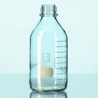Laboratory bottle 3500ml, plastic coated w/o cap