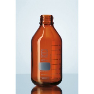 Laboratory bottle 250 ml, ambe r Pressure Plus, GL