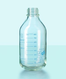 Laboratory bottle 500 ml, clea r Pressure Plus, GL