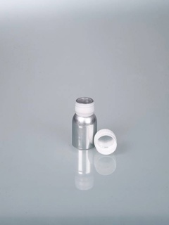 Aluminium bottles, Capacity 38 ml, Dia. 35 mm, He