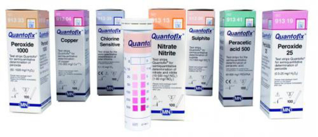 Test strips, Quantofix, For As corbic acid , Measu