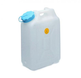 Wide-mouth jerrycans, opaque HDPE, with 88mm nec