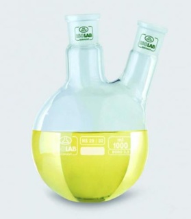 Two-neck round flask 100 ml CN NS24/29, SN NS14/23