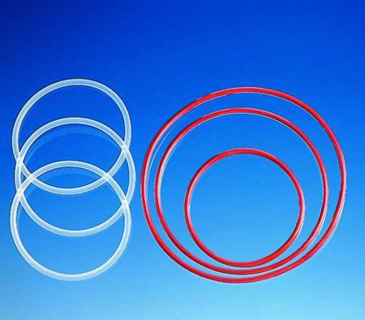 O-rings, Type VMQ + FEP , For flange 150 DN, Dia.