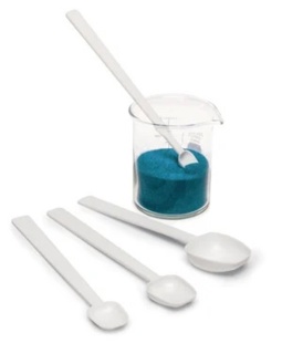 Samle spoon, white, PP, 1,23 ml
