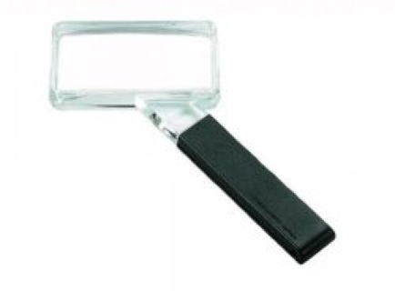 Hand magnifiers, plastic, Magn ification 2.5x , Le