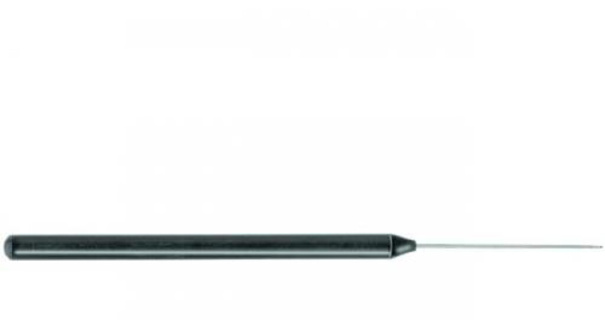 Dissecting needle, with plastic handle, 140 mm