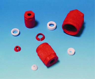 Laboratory threaded joints, G L 14, PTFE with ETF
