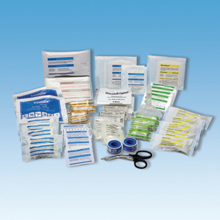 Refills for first aid boxes with 141 parts DIN13169, W. Söhngen