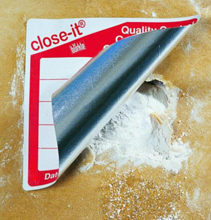 close-it closure seal, Food, white, 150x150 mm