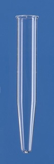 Centrifuge tubes, conical base , ungraduated, soda