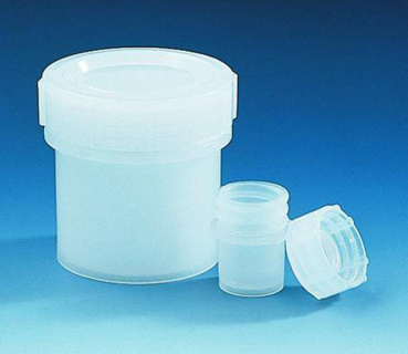 Sample container, PE-LD, screw cap, Ø35 mm, 60ml