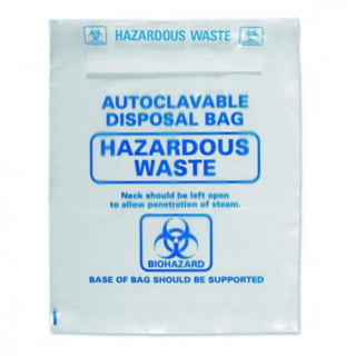 LLG-Waste bags 415x600 mm PP, autoclavable
