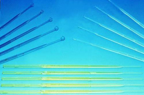 Yellow needles ,PS, sterile