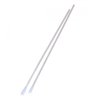 Swabs with cotton, sterile, 150 mm