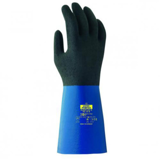Chemical protection gloves, uvex rubiflex S XG35B, size 10