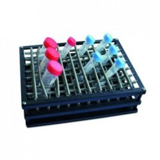 Platform with spring holders for 88 tubes up to 30