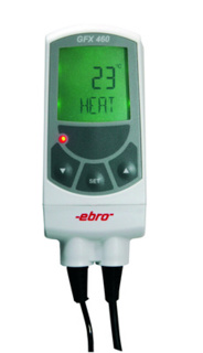 Thermometer w. Pt1000 sensor, Ebro GFX 460, -50 to 300 °C