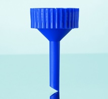 Filter funnel wo. head, DURAN, PP, for filter holder w. glass top, 95/18 mm