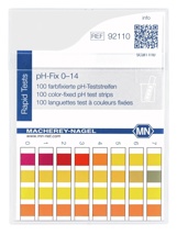 pH indicator paper, Macherey-Nagel pH-Fix, strips, pH 0 - 14, 100 pcs