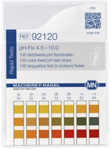 pH indicator paper, Macherey-Nagel pH-Fix, strips, pH 4,5 - 10, 100 pcs