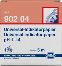 pH indicator paper, Macherey-Nagel Universal, pH 1 - 14, 5 m