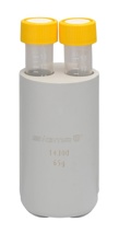 Round adapter for 2 culture tubes 15 ml
