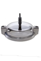 Clamping lid plexiglas with 2 rotation nozzles