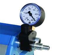 Vacuum regulation valve w. manometer for ME 1