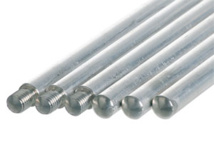 Support rod 600 x 12 mm, stainless steel, M10