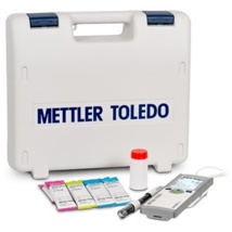 pH/Ion meter, Mettler-Toledo Seven2Go Pro S8-Fluoride-Kit, with case and electrode