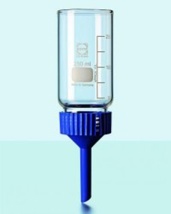 Filter funnel, DURAN, w. glass top and PP-funnel, 250 mL, D50/54 mm