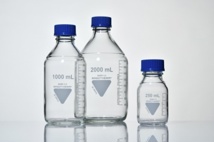 BlueCap bottle with blue GL45 lid, 5000 ml