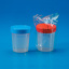 Sample container, PP, blue cap, non-sterile, 150ml