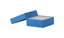 Cryobox, TENAK, 133 x 133 x 50 mm, PP coated cardboard, blue