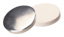 Septa, LLG, for N 20 crimp seals, silicone(white)/alu foil(silver) 50 A