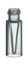 Microvials w. screw neck, LLG, PP, N 9 short thread, wide opening, 0,3 mL conical, clear