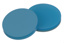 Septa, LLG, for N 20 crimp seals, silicone(blue)/PTFE(transparent) 40 A