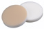 Septa, LLG, for N 24 screw caps, silicone(white)/PTFE(beige) 45 A