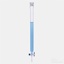 Chromatography column without frit, ISOLAB, NS 14/23, 200 mm, Ø10 mm, 15 mL