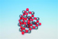 Molecular model silicone dioxide "diamond"