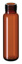 Headspace vials w. screw neck, LLG, N 18 precision, rounded bottom, 20 mL, amber