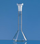 Volumetric flasks, trapezoidal, PP stopper, 10 ml