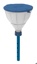 Safety funnel with lid, SCAT ARNOLD V2.0, GL 45, HDPE, white/blue, w. spear (220 mm)