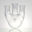 Round bottom flask, LLG, 3 necks, CN NS 29/32, SN 2x NS14/23, 250 ml