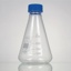 LLG-Erlenmeyer flask 500 ml, boro 3.3, white graduated, with screw-cap GL32 pack of 2