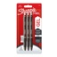 Sharpie® S-Gel - Gel pen, 0,7 mm, black, 3/pk
